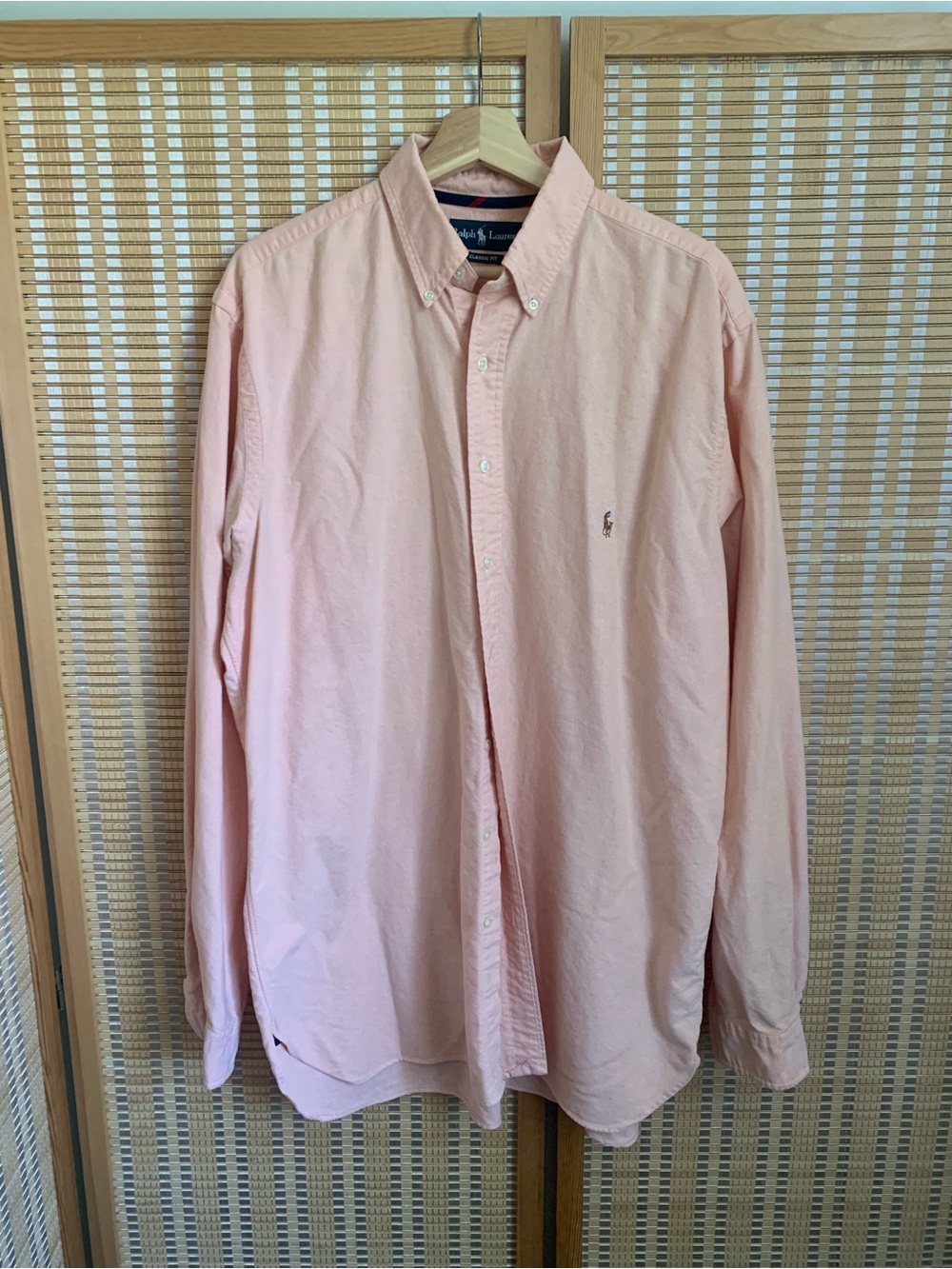 Polo by Ralph Lauren Peach Long-Sleeve Button-Down Shirt